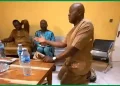 Desmond Elliot Kneels Before Gbajabiamila, Begs for Forgiveness (Video