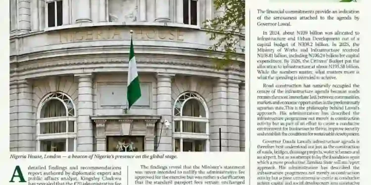 Administrative Fee for Passport Application in UK Sacrosanct for Applicants – Diplomatic Expert Kingsley Chukwu Reveals