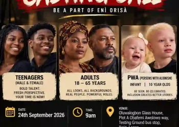 Eni Orisa Film Project Announces Open Casting Call for New Talents in Lagos