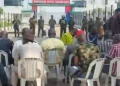 Military Retirees Block Pensions Board Gate In Abuja Over Pension Hike