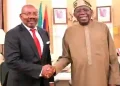 Tinubu Meets NELFUND Chairman Jim Ovia Behind Closed Doors at Aso Rock